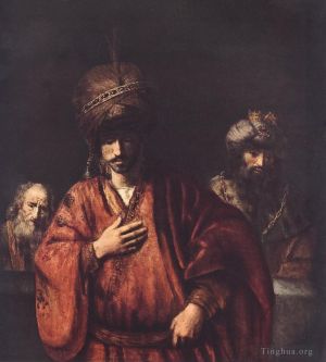 Artist Rembrandt's Work - David and Uriah