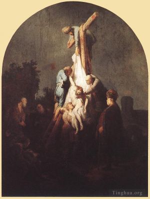 Artist Rembrandt's Work - Deposition from the Cross