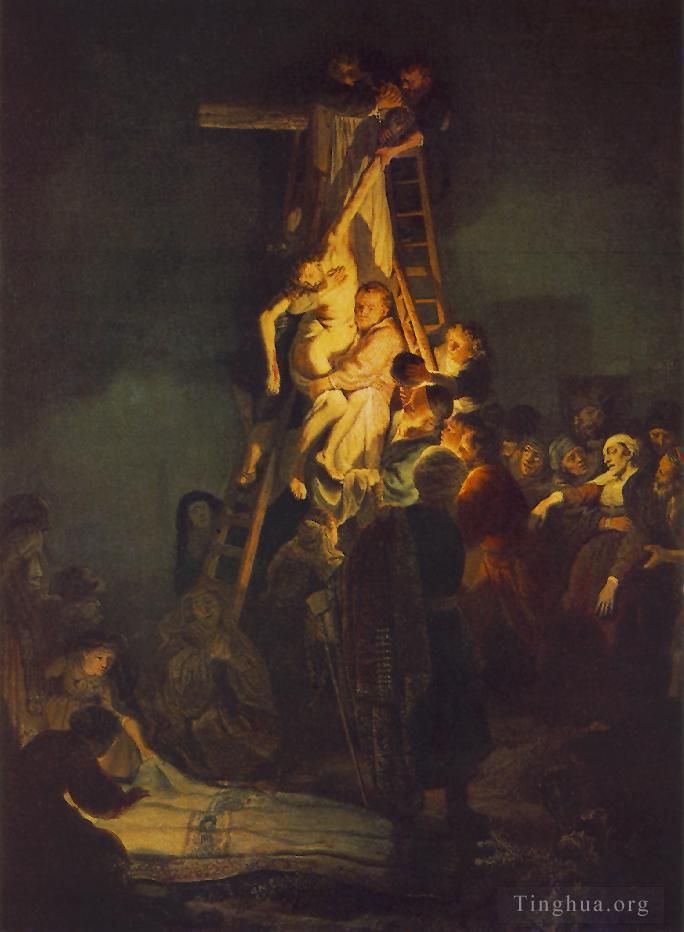 Rembrandt Oil Painting - Descent from the Cross