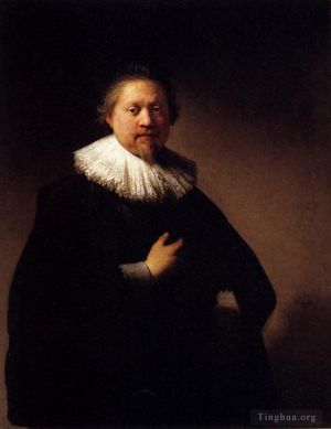 Artist Rembrandt's Work - Portrait Of A Man