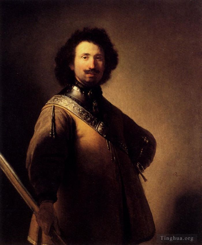 Rembrandt Oil Painting - Portrait Of Joris De Caullery