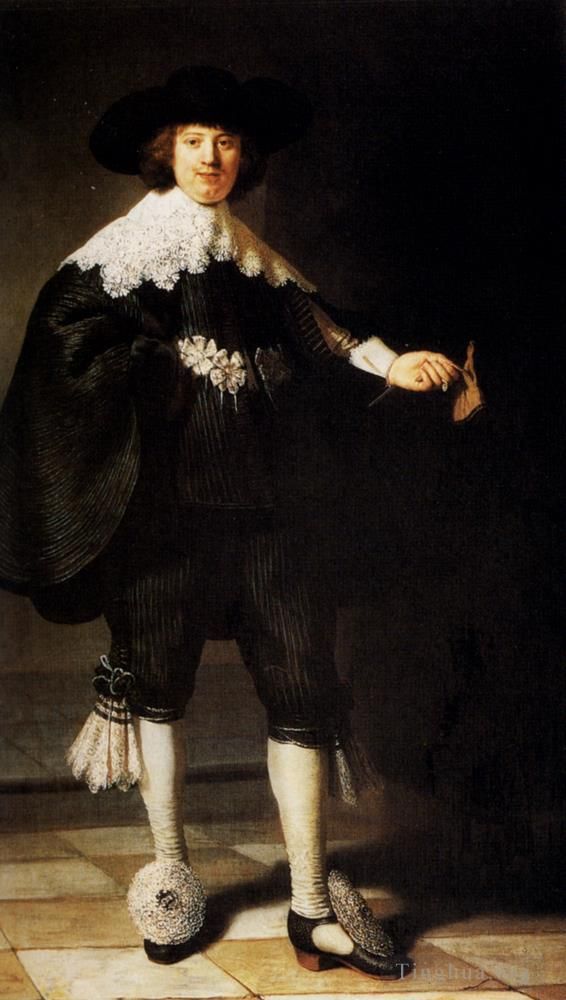 Rembrandt Oil Painting - Portrait Of Maerten Soolmans