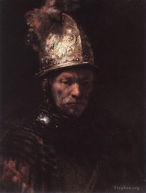Artist Rembrandt's Work - The Man with the Golden Helmet