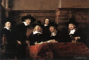 Artist Rembrandt's Work - Sampling Officials of the DrapersGuild