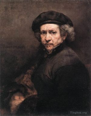 Artist Rembrandt's Work - Self Portrait 1659