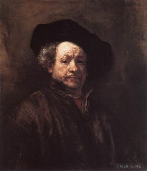 Artist Rembrandt's Work - Self Portrait 1660