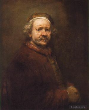 Artist Rembrandt's Work - Self Portrait 1669