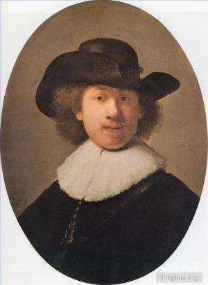 Artist Rembrandt's Work - Self portrait 1632