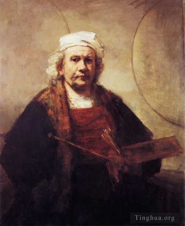 Rembrandt Oil Painting - Self