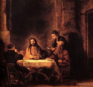 Artist Rembrandt's Work - Supper at Emmaus