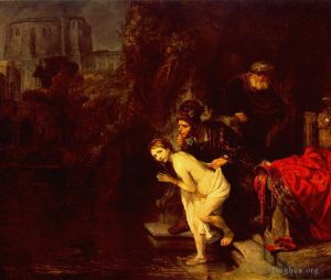 Artist Rembrandt's Work - Susanna and the Elders
