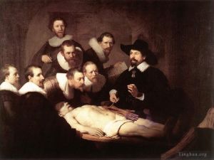 Artist Rembrandt's Work - The Anatomy Lesson of Dr Nicolaes Tulp