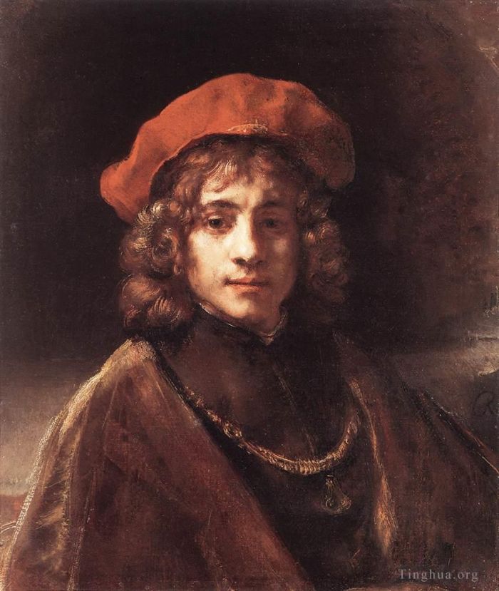Rembrandt Oil Painting - The Artists Son Titus