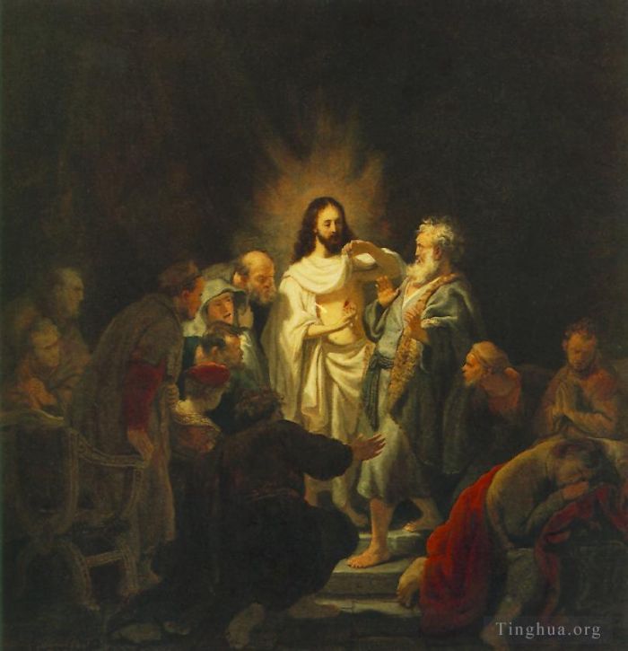Rembrandt Oil Painting - The Incredulity of St Thomas