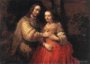 Artist Rembrandt's Work - The Jewish Bride