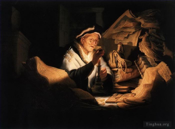 Rembrandt Oil Painting - The Parable of the Rich Fool (The Rich Man from the Parable)
