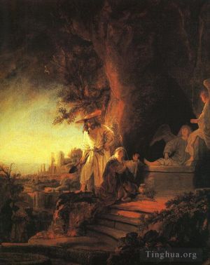 Artist Rembrandt's Work - The Risen Christ Appearing to Mary Magdalen