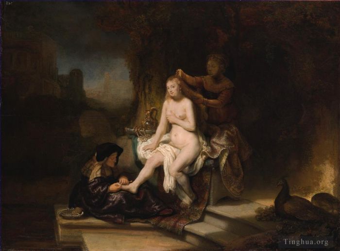 Rembrandt Oil Painting - The Toilet of Bathsheba