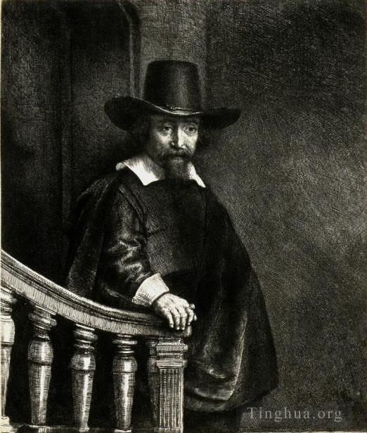 Rembrandt Various Paintings - Ephraim Bonus Jewish Physician SIL