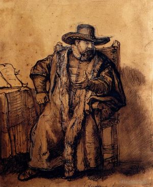 Artist Rembrandt's Work - Portrait Of Cornelis Claesz 1640