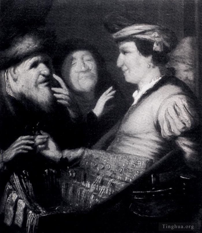 Rembrandt Various Paintings - The Sense Of Sight