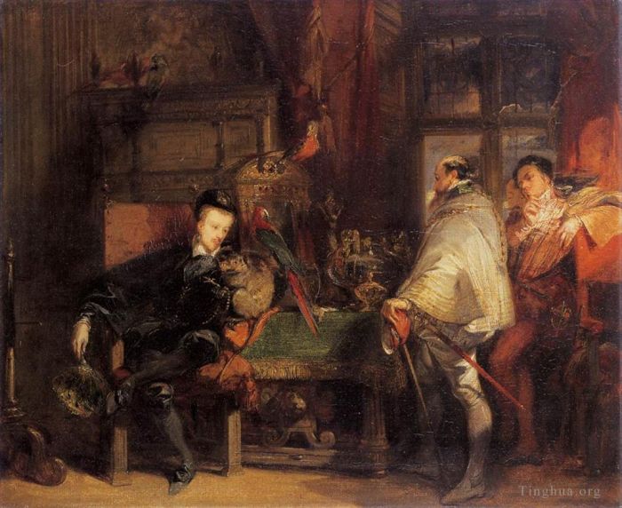 Richard Parkes Bonington Oil Painting - Henri III