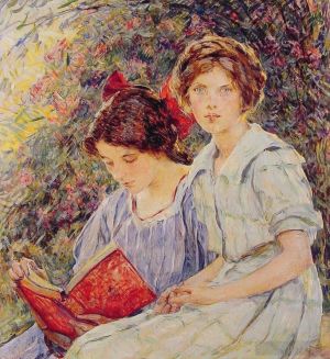 Artwork Two Girls Reading