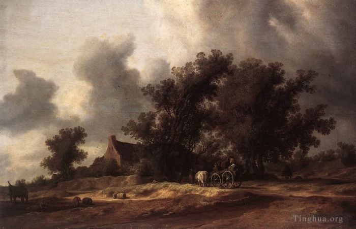Salomon van Ruysdael Oil Painting - After the Rain