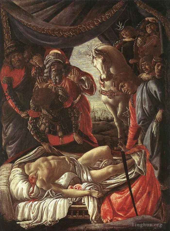 Sandro Botticelli Various Paintings - Discovery of murder Holophernes