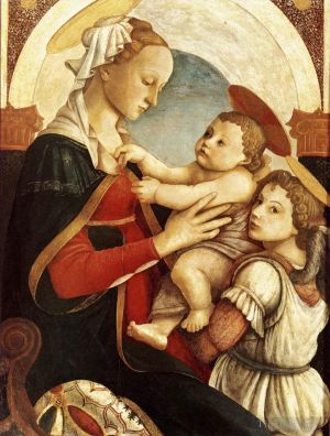 Artist Sandro Botticelli's Work - Madonna And Child With An Angel