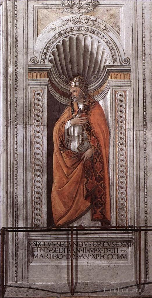 Sandro Botticelli Various Paintings - Sixtus II