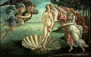 Artist Sandro Botticelli's Work - The Birth Of Venus