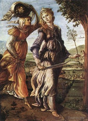 Artist Sandro Botticelli's Work - The Return Of Judith To Bethulia