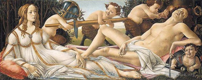 Sandro Botticelli Various Paintings - Venus and Mars