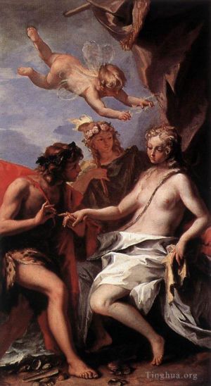 Artist Sebastiano Ricci's Work - Bacchus And Ariadne