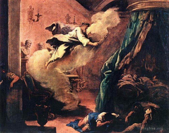 Sebastiano Ricci Oil Painting - Dream Of Aesculapius
