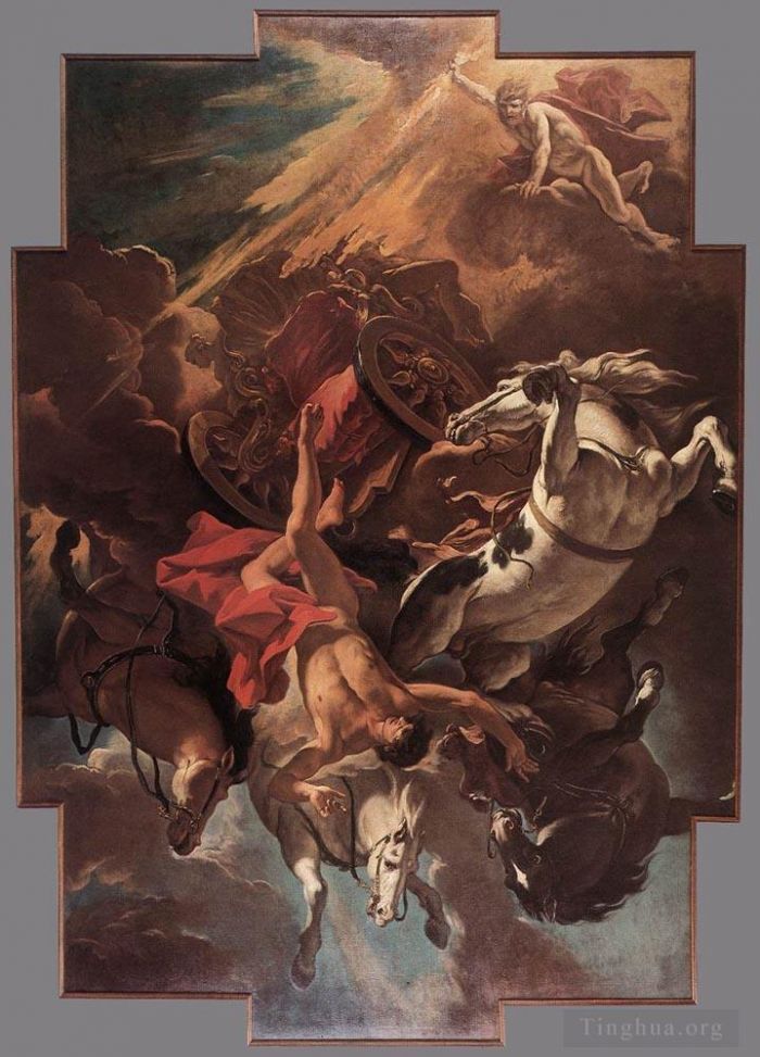 Sebastiano Ricci Oil Painting - Fall Of Phaeton
