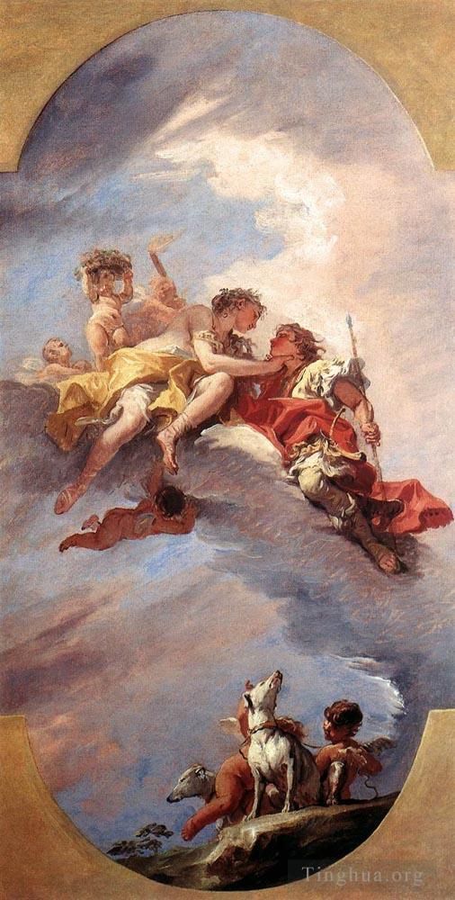 Sebastiano Ricci Oil Painting - Venus And Adonis