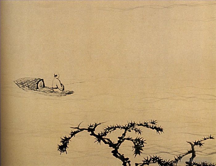 Shi Tao Chinese Painting - At the discretion of river 170