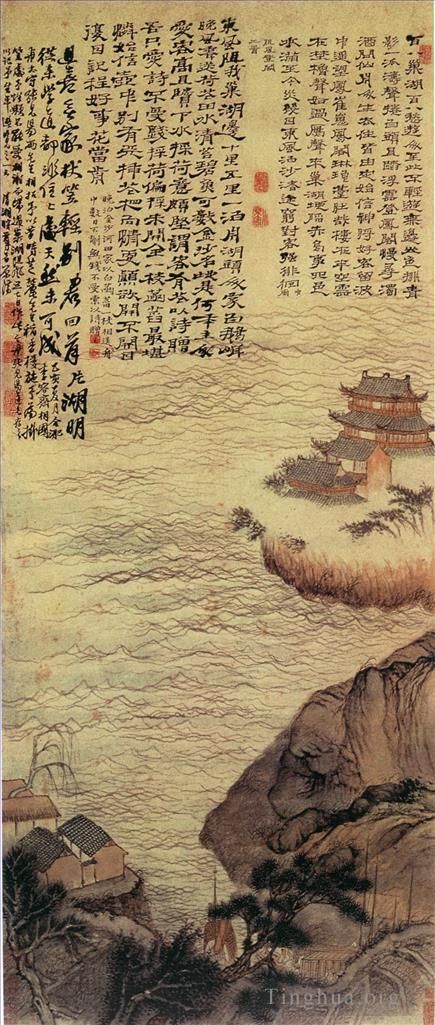 Shi Tao Chinese Painting - Chaohu