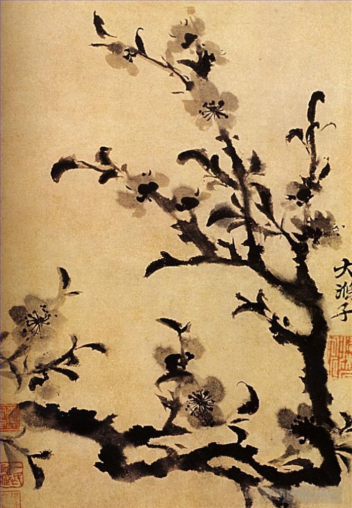 Shi Tao Chinese Painting - Flowery branch 170