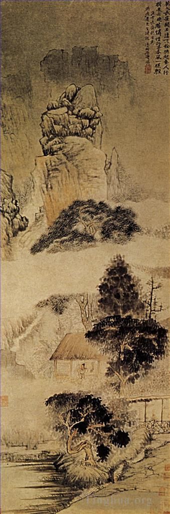Shi Tao Chinese Painting - The drunk poet 169