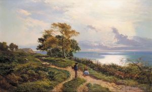 Artist Sidney Richard Percy's Work - Overlooking the Bay