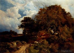 Artist Sidney Richard Percy's Work - The Road Across The Common
