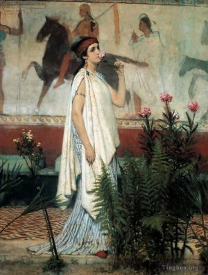 Artist Sir Lawrence Alma-Tadema's Work - A greek woman