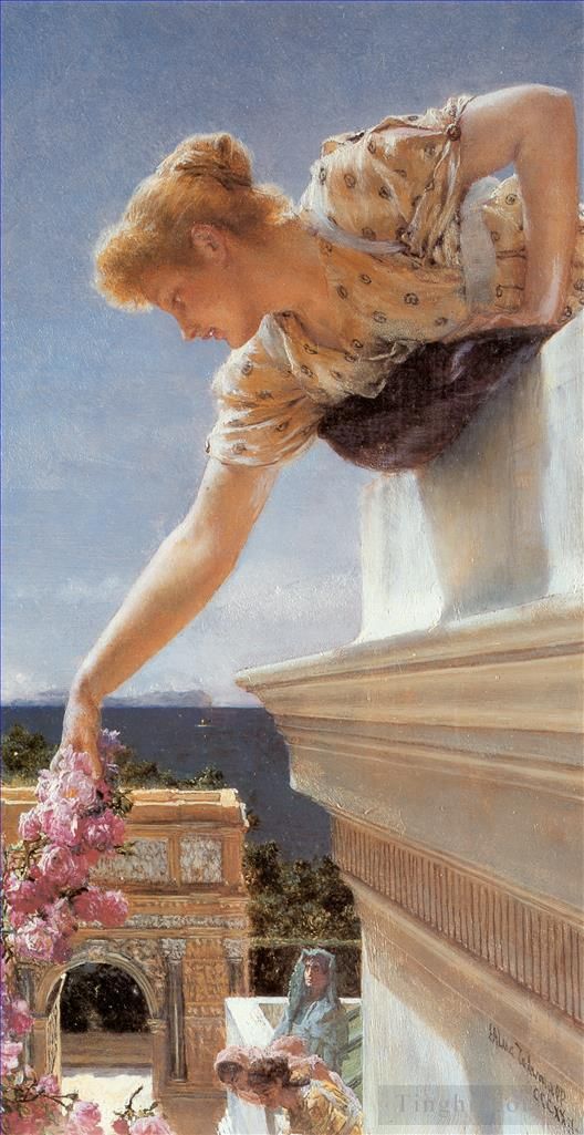 Sir Lawrence Alma-Tadema Oil Painting - God Speed