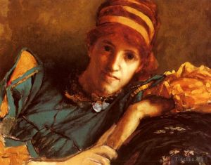 Artist Sir Lawrence Alma-Tadema's Work - Portrait Of Miss Laura Theresa Epps