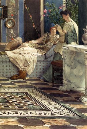 Artist Sir Lawrence Alma-Tadema's Work - Sir Lawrence From An Absent One