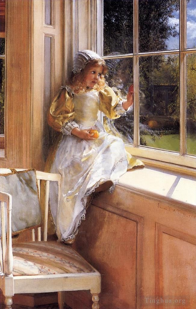 Sir Lawrence Alma-Tadema Oil Painting - Sunshine
