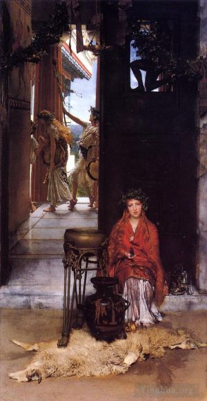 Artist Sir Lawrence Alma-Tadema's Work - The Way to the Temple